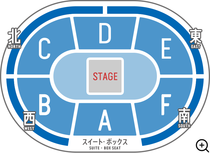 横浜アリーナ座席図全体
